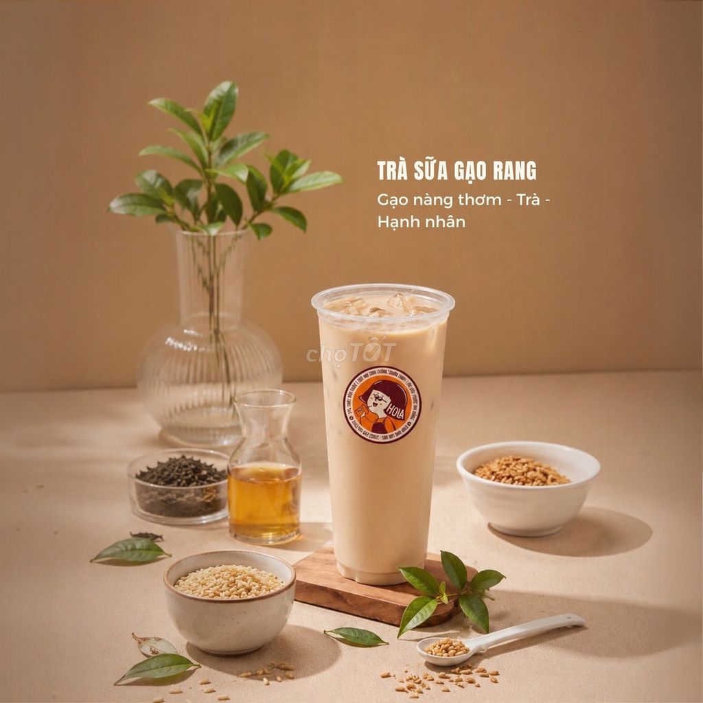 Trà Sữa Gạo Rang Hola - Trà Sữa Healthy. Mua bán Đồ ăn, thực phẩm và các loại khác tại Thành phố Tuy Hòa Phú Yên được đăng bởi Đỗ Duy Cường hình 1