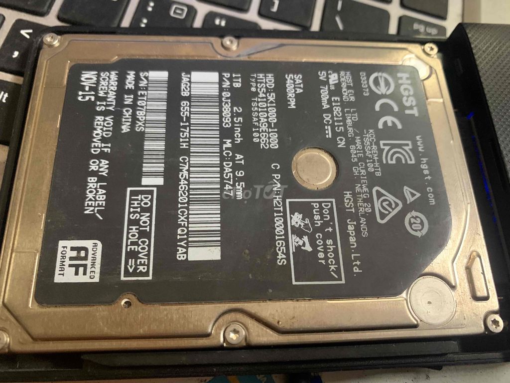 Hdd 1tb laptop tháo macbook copy lưu dữ liệu vẫnok