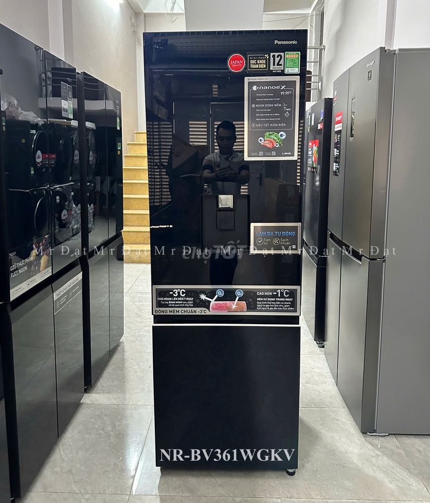 Tủ lạnh Inverter 325 lít. PANASONIC. NR-BV361WGKV. Mua bán Tủ lạnh tại Quận 8 Tp Hồ Chí Minh được đăng bởi Trần Thiện Đạt hình 1