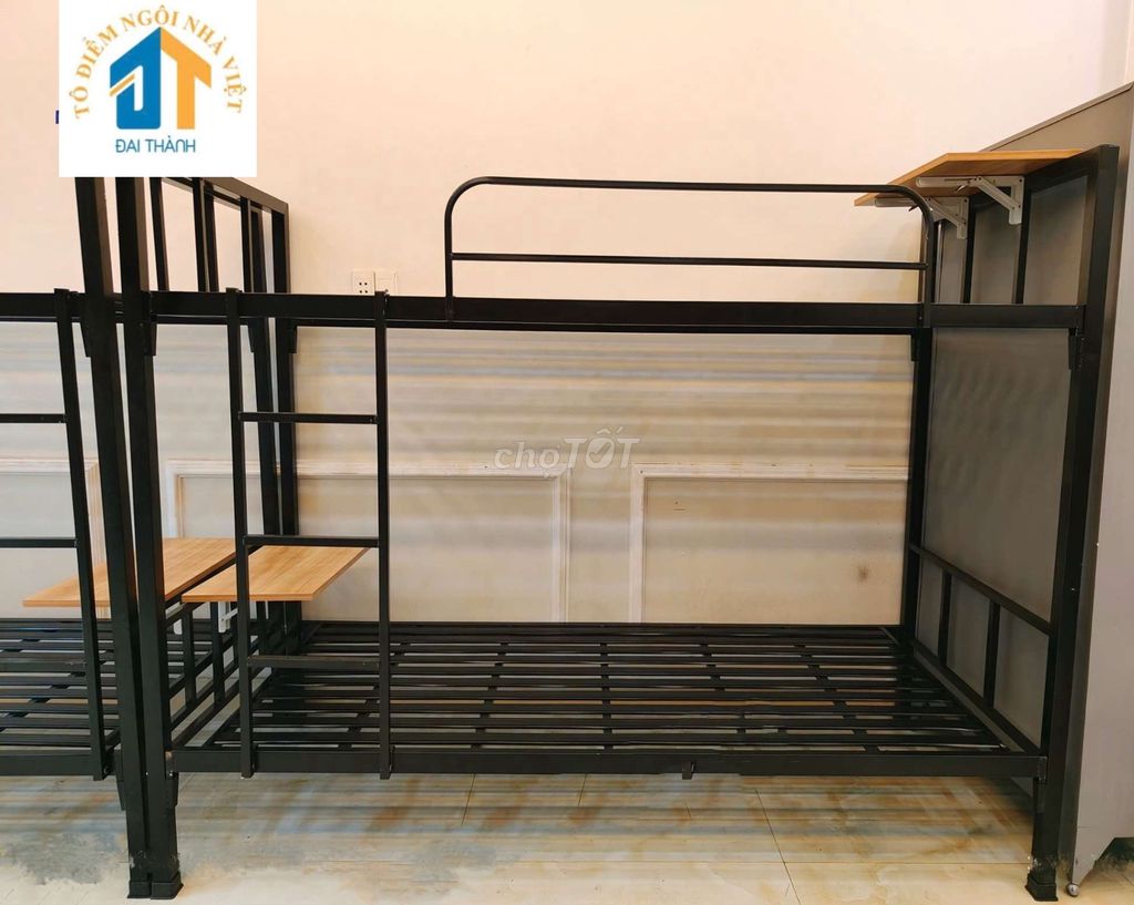 Giường 2 tầng 1MX2M hộp 30x60 CÓBÀN HỌC giá rẻ HCM. Mua bán Giường, chăn ga gối nệm tại Quận Tân Phú Tp Hồ Chí Minh được đăng bởi NỘI THẤT ĐẠI THÀNH hình 1