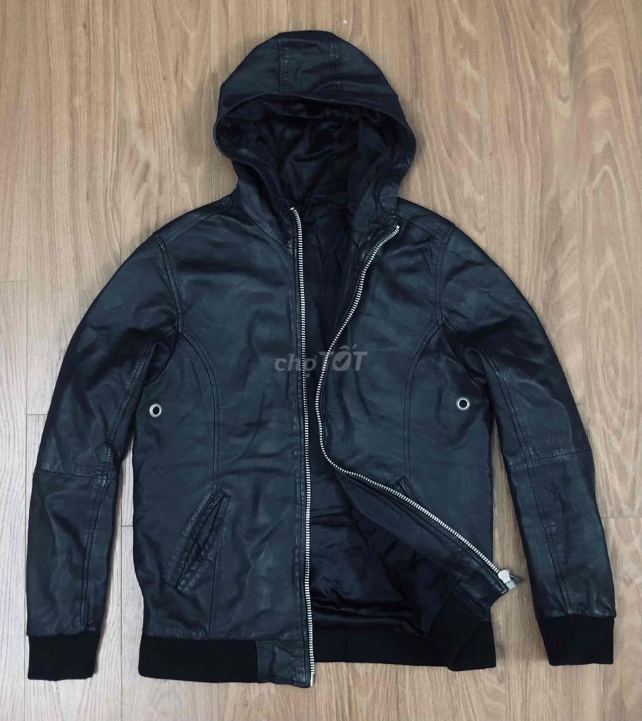 Áo khoác bomber da cừu nam Pakistan size M. Mua bán Quần áo tại Quận Hoàng Mai Hà Nội được đăng bởi namkhanh hình 1
