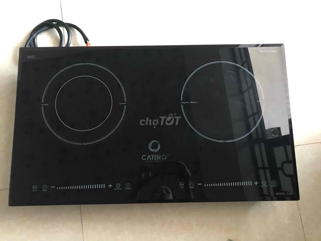 Bếp từ đôi CATINO 230IV Đen Inverter. Mua bán Bếp, lò, đồ điện nhà bếp tại Quận Cẩm Lệ Đà Nẵng được đăng bởi Trà My hình 1