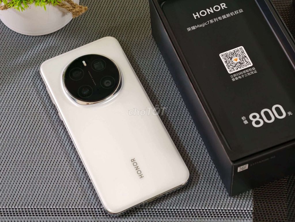 Honor Magic 7 Pro 16GB/512GB Trắng Đã sử dụng. Mua bán Điện thoại tại Quận Cẩm Lệ Đà Nẵng được đăng bởi Tigon hình 1