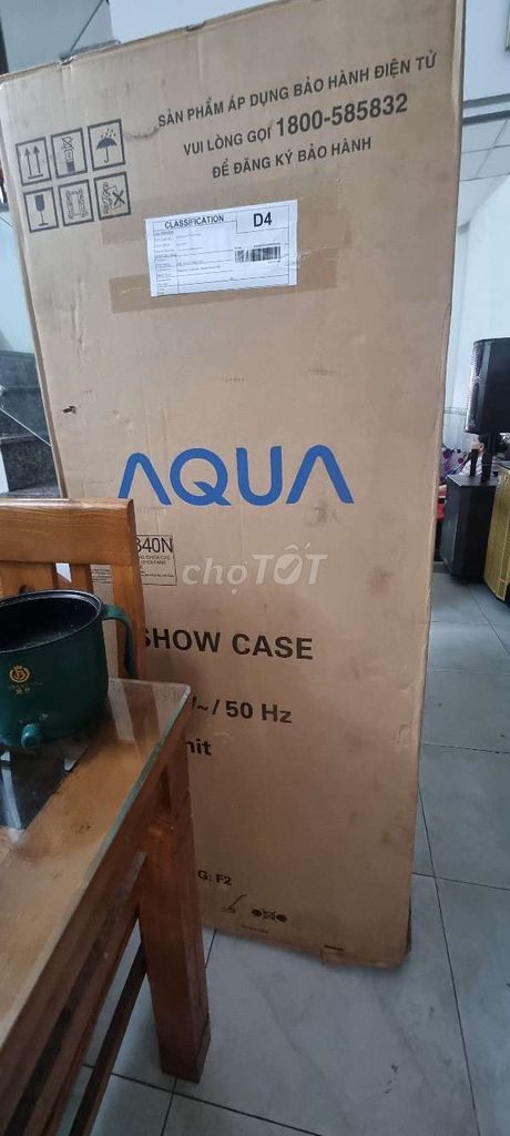📌Tủ mát Aqua nguyên thùng mới 100%