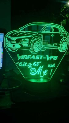 Đèn led 3D trang trí hình xe ô tô theo yêu cầu