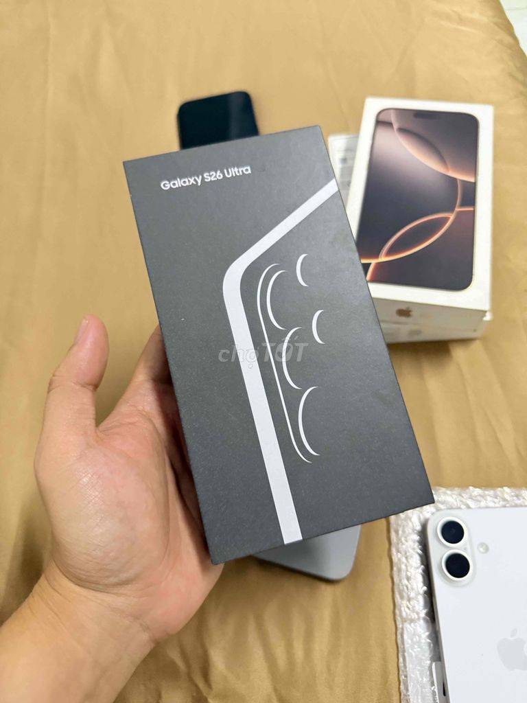 Samsung S26 Ultra 512GB Pink Gold new100. Mua bán Điện thoại tại Thành phố Thủ Đức Tp Hồ Chí Minh được đăng bởi Minh Sang Store Góp Bao Nợ Xấu hình 1