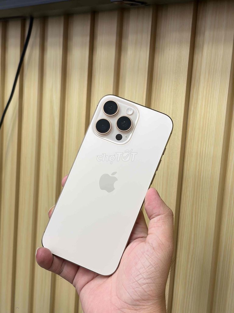 Apple iPhone 16 Pro Max 256GB Vàng Đã qua sử dụng. Mua bán Điện thoại tại Quận Lê Chân Hải Phòng được đăng bởi Ap Store 444 tô hiệu hình 1
