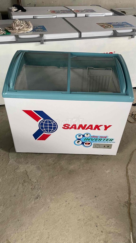 Tủ đông  kính  lùa SANAKY 380 lít  đã sử dụng. Mua bán Tủ lạnh tại Quận Tân Phú Tp Hồ Chí Minh được đăng bởi Thu Huyền hình 1