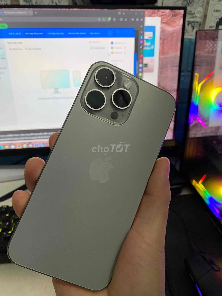 Apple iPhone 15 Pro Max Xám Hỏng main. Mua bán Điện thoại tại Huyện Đông Anh Hà Nội được đăng bởi Duy Thường hình 1