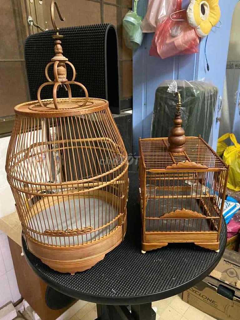 Lồng chim Tre màu Nâu. Mua bán Phụ kiện, Thức ăn, Dịch vụ tại Quận 6 Tp Hồ Chí Minh được đăng bởi fox hình 1