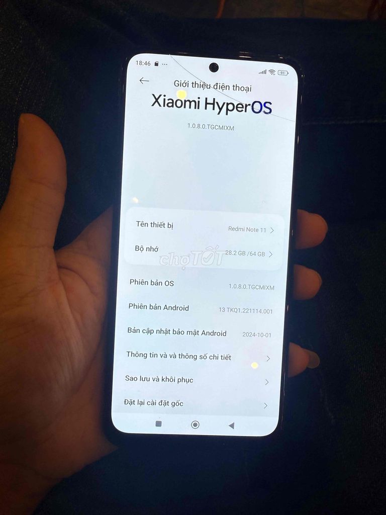 Xiaomi Redmi Note 11 4GB/64GB Xám. Mua bán Điện thoại tại Huyện Hóc Môn Tp Hồ Chí Minh được đăng bởi Trung nguyễn  hình 1