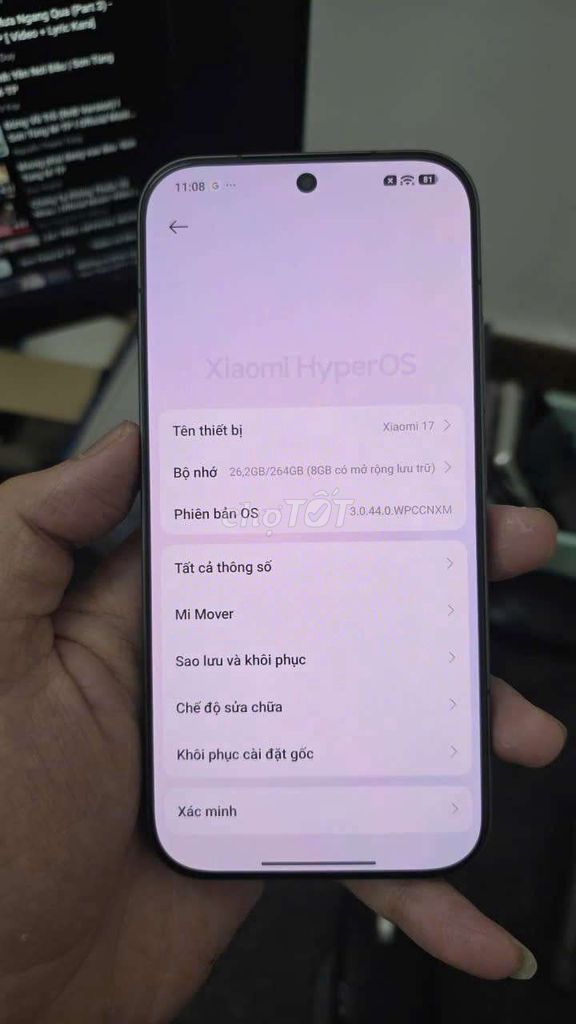 Xiaomi 17 256GB Xám Đã sử dụng. Mua bán Điện thoại tại Quận Ba Đình Hà Nội được đăng bởi Duc Minh hình 1