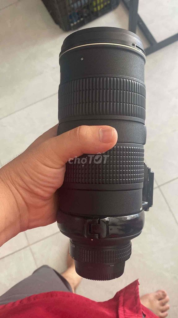 Ống kính Nikon AF-S Nikkor 80-200mm Đen. Mua bán Máy ảnh, Máy quay tại Thành phố Thuận An Bình Dương được đăng bởi Gia Phát  hình 1