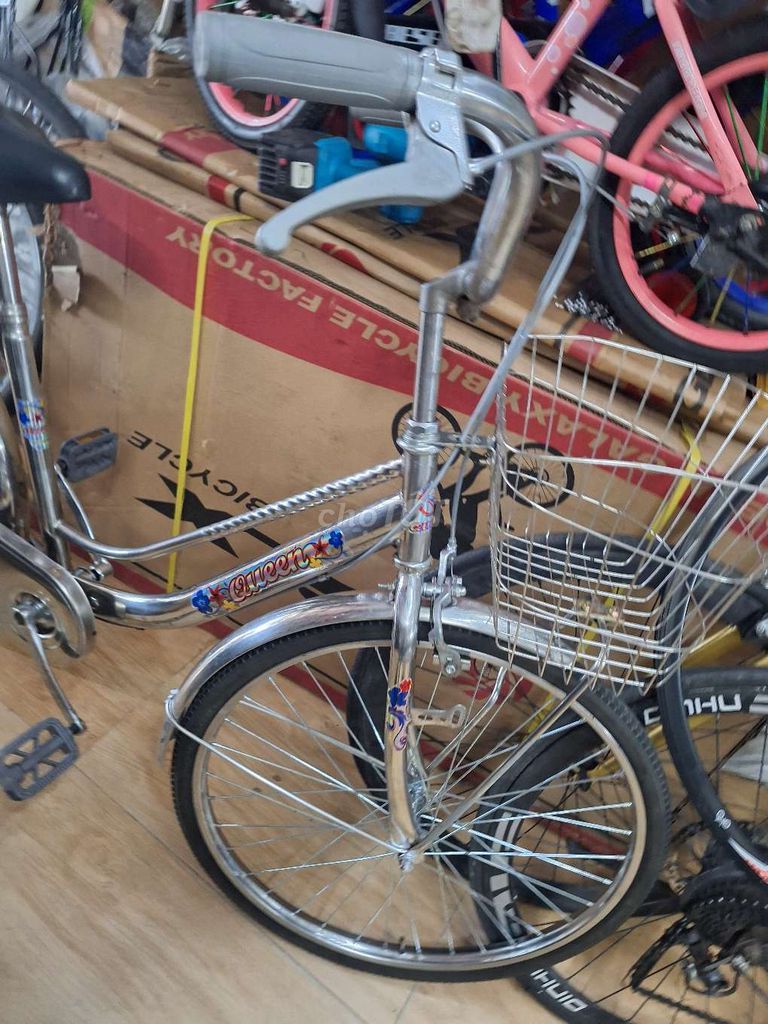 Xe inox 24 inch sáng bóng. Mua bán Xe đạp tại Quận Ninh Kiều Cần Thơ được đăng bởi mi ca hình 2