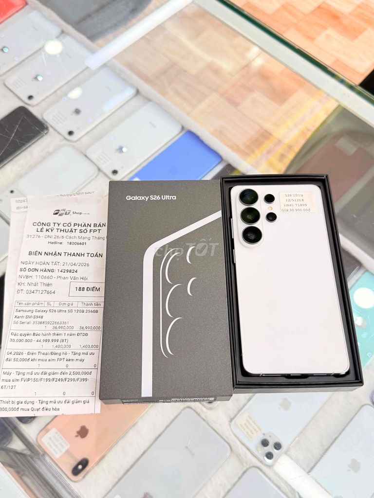 Samsung S26 Ultra 256GB Xám Mới. Mua bán Điện thoại tại Thành phố Đồng Xoài Bình Phước được đăng bởi Hoàng  Minh Phụng hình 1