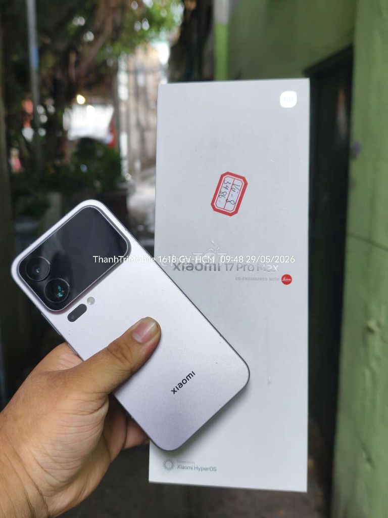 Xiaomi 17 Pro Max 12/512GB Tím FB. Mua bán Điện thoại tại Quận Gò Vấp Tp Hồ Chí Minh được đăng bởi Thanh Tri hình 1