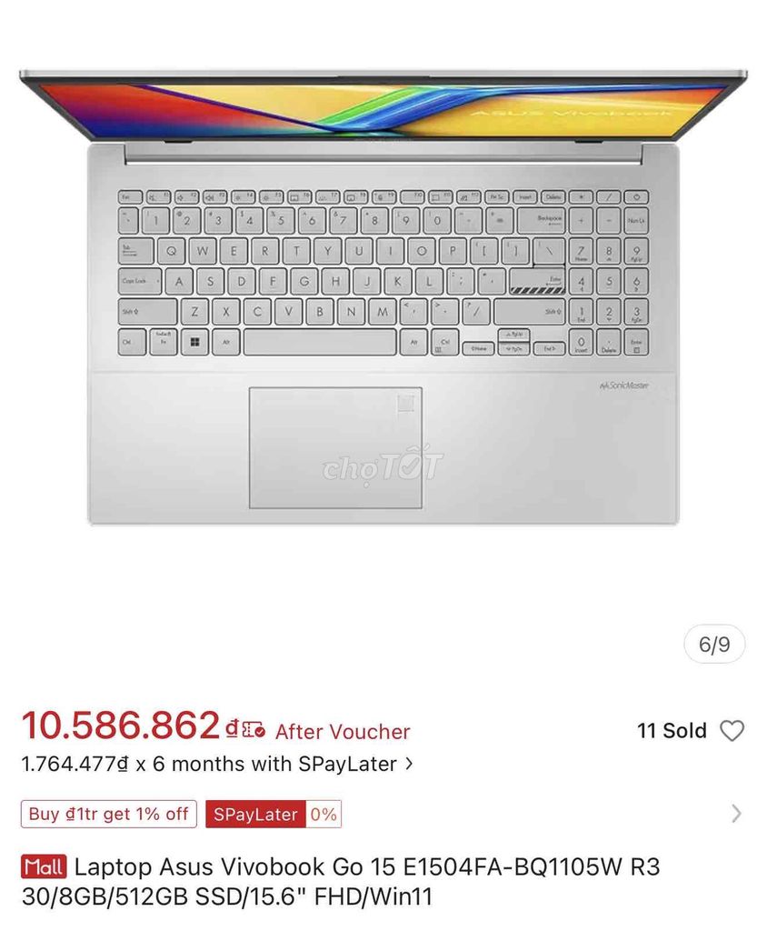 Laptop Asus Vivobook Go 15 E1504FA-BQ1105W. Mua bán Laptop tại Thành phố Nha Trang Khánh Hòa được đăng bởi Egor hình 1