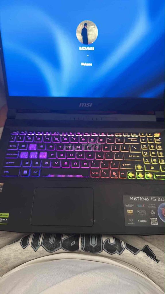 MSI Katana 15 i7-13620H RTX 3050 16GB/1TB 15.6 inc. Mua bán Laptop tại Quận Ngô Quyền Hải Phòng được đăng bởi Huyen my hình 1