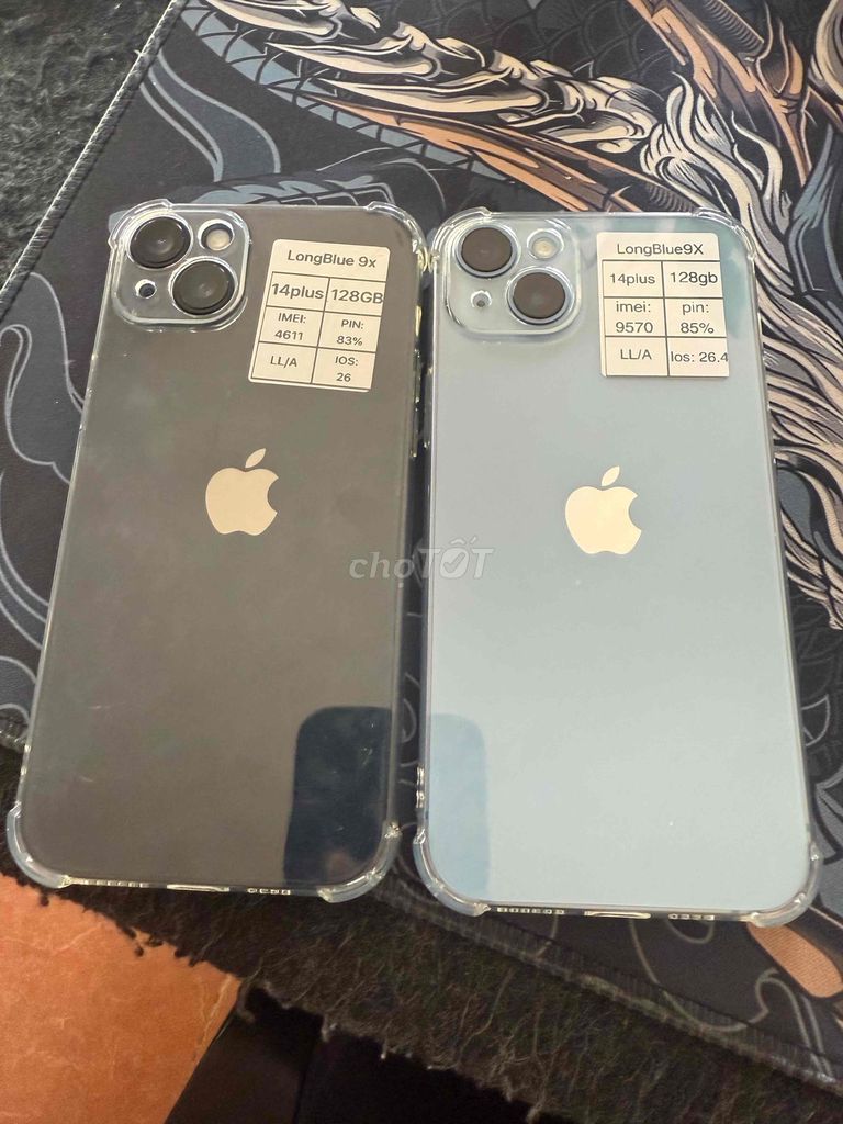 iPhone 14 Plus 128GB Đen, Xanh dương. Mua bán Điện thoại tại Quận Cầu Giấy Hà Nội được đăng bởi Long blue 9x hình 1