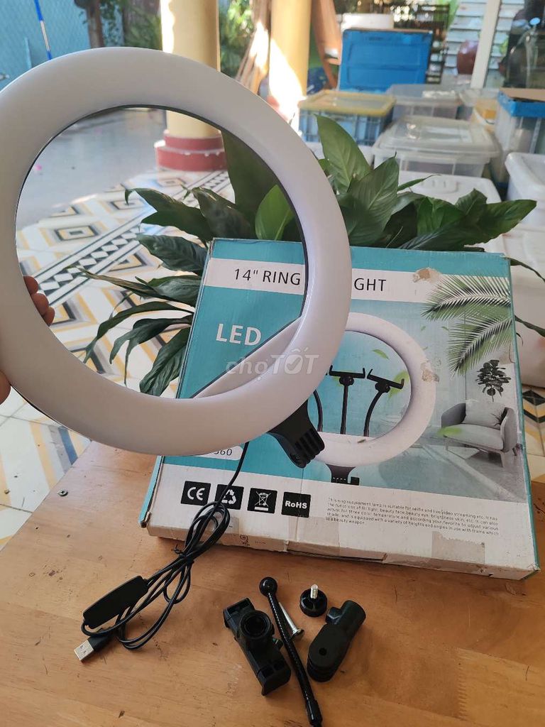 Đèn LED Ring 14 inch Trắng. Mua bán Đèn tại Quận 7 Tp Hồ Chí Minh được đăng bởi Vy Vy hình 1