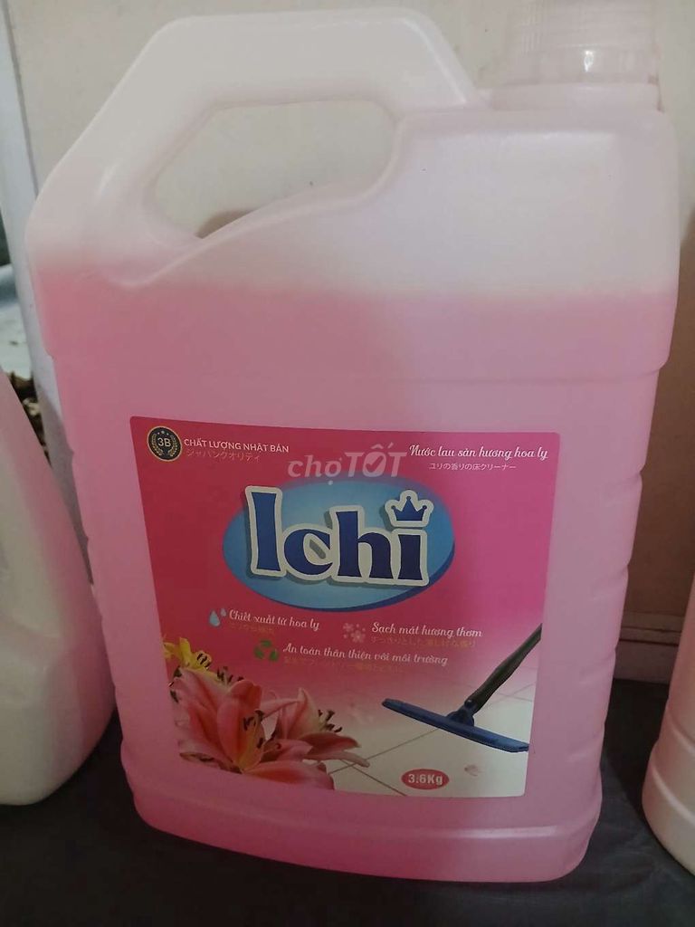 Nước lau sàn Ichi Hoa ly 3.6kg Nhật Bản. Mua bán Thiết bị vệ sinh, nhà tắm tại Quận Hà Đông Hà Nội được đăng bởi Vợ nguoi lính hình 1