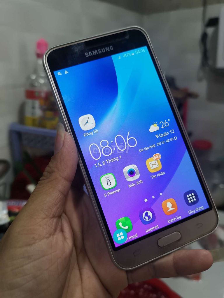 Galaxy J3 zin, full chức năng. Mua bán Điện thoại tại Quận 12 Tp Hồ Chí Minh được đăng bởi Phước Trần hình 1