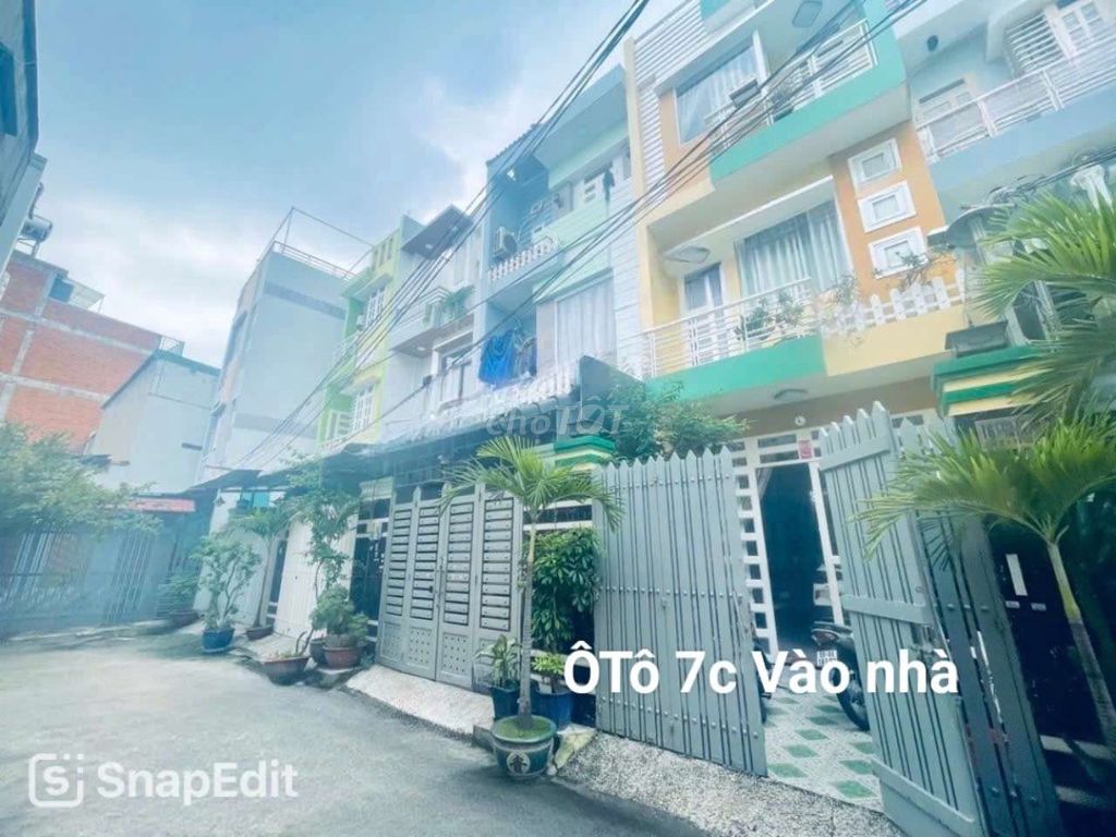 Nhà  sát Chợ H T Tây, Ôtô 7c vào Nhà, 76m2* 3 tầng, pThờ,3pn, hơn 6 tỷ