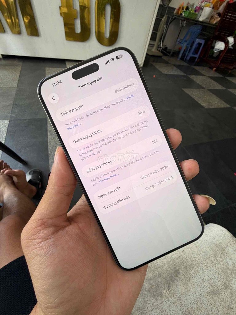 Apple iPhone 15 Pro Max /256GB Zill LL/A. Mua bán Điện thoại tại Quận Ninh Kiều Cần Thơ được đăng bởi  VŨ APPLE cần thơ hình 1