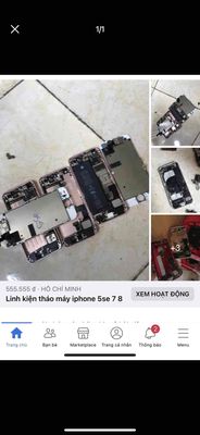 Linh kiện tháo máy iphone 7 iphone 8 iphone 5se. Mua bán Linh kiện (RAM, Card...) tại Quận Tân Phú Tp Hồ Chí Minh được đăng bởi Min Min