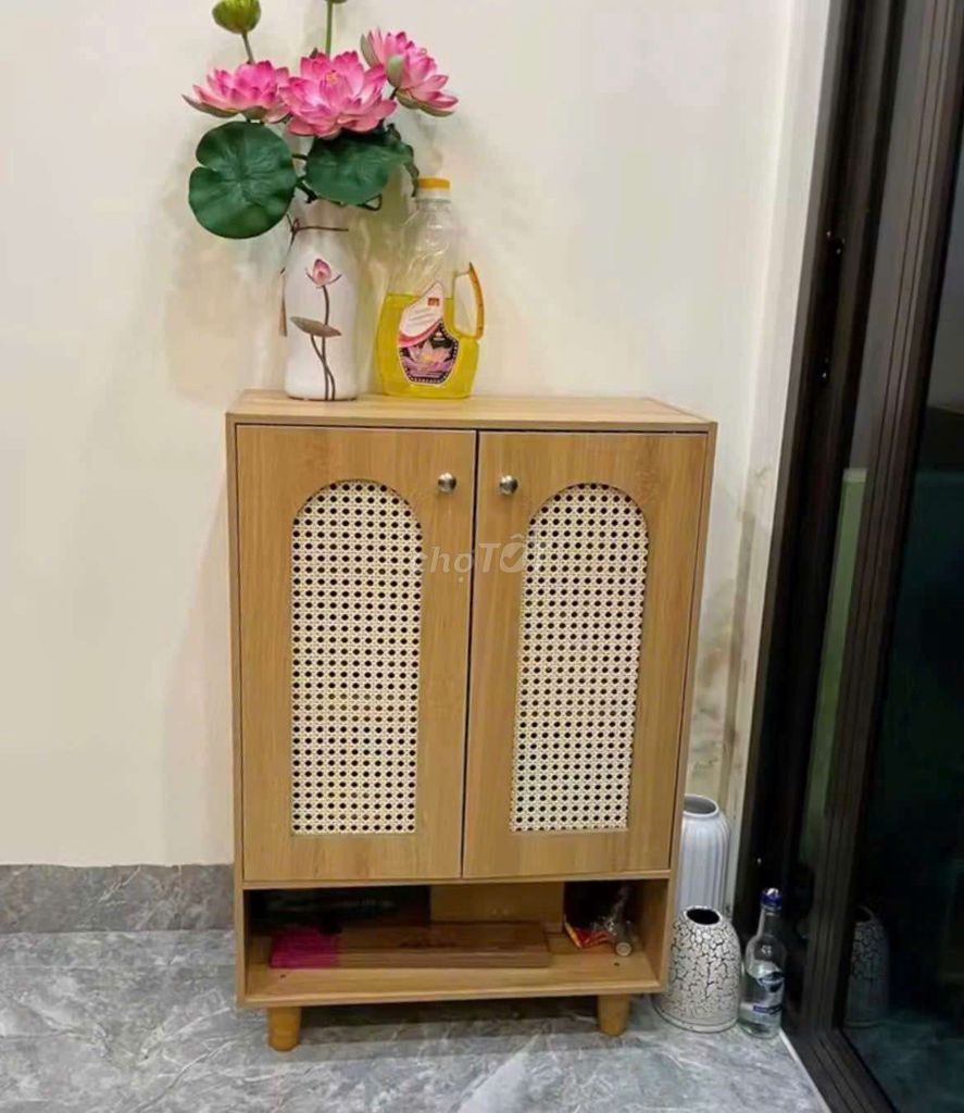 Tủ giày gỗ MDF vân gỗ 90x60x30cm. Mua bán Tủ, kệ gia đình tại Quận Cẩm Lệ Đà Nẵng được đăng bởi Ngọcn shop hình 1