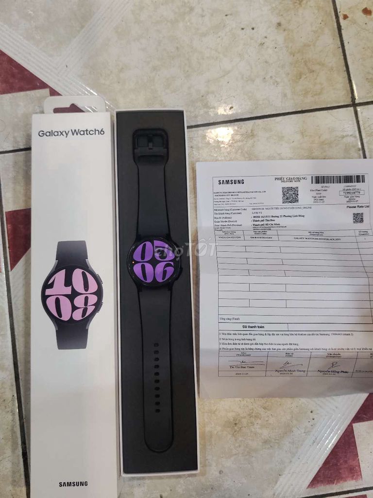 samsung watch 6 40mm fullbox đẹp 99% còn bh