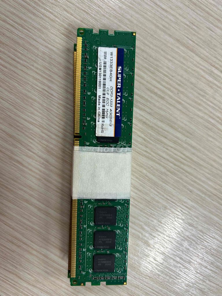 RAM Super Talent W1333EB4GH DDR3 ECC. Mua bán Linh kiện (RAM, Card...) tại Thành phố Dĩ An Bình Dương được đăng bởi Hoàng Nguyễn hình 1