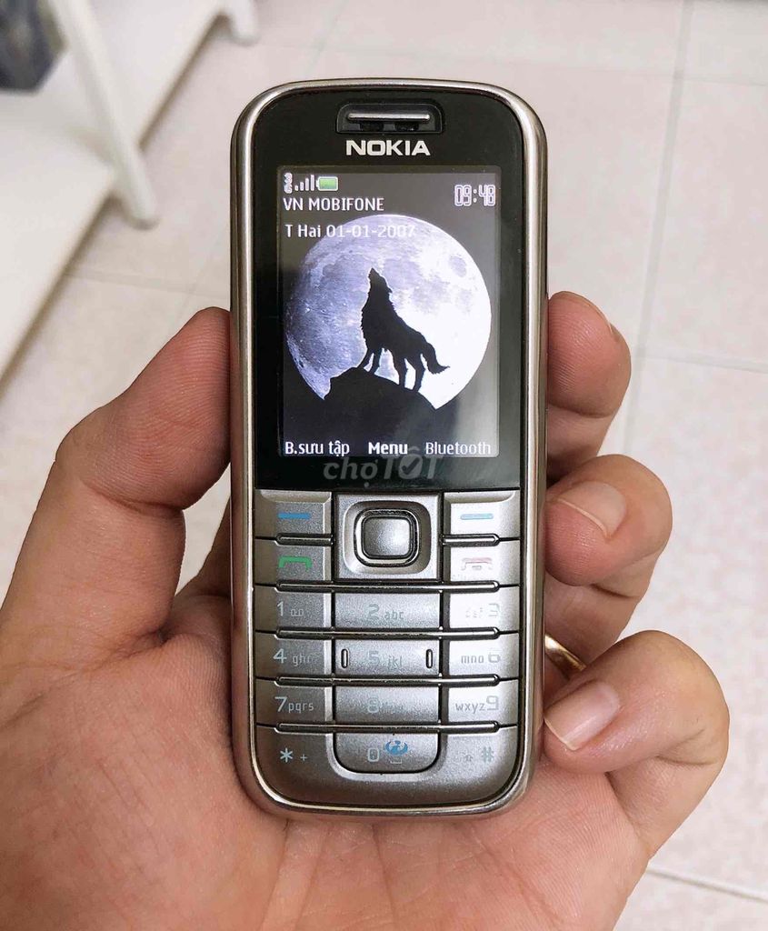 Nokia 6233 nghe nhạc ấm hay, kèm thẻ & pin sạc