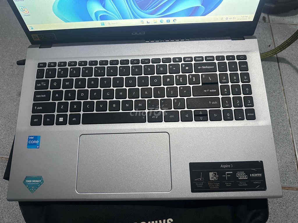 Acer Aspire 3 Core i5, Gen12/8GB/256GB. Mua bán Laptop tại Quận Cái Răng Cần Thơ được đăng bởi Thanh Tao hình 1