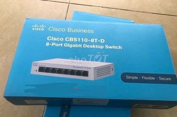 Switch mạng Cisco 8 cổng - 1 Gbps