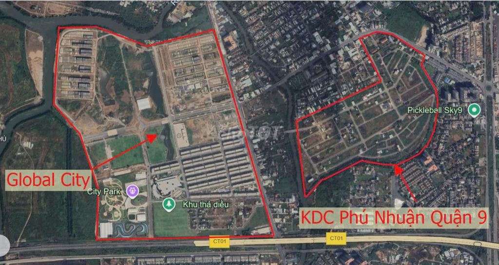 Dự án biệt thự Phú Nhuận, Phước Long B, Quận 9 - TP.Thủ Đức, lô B