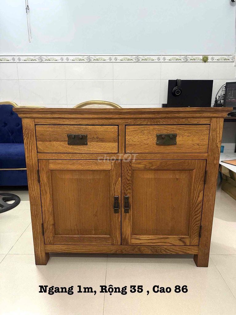 passs Tủ gỗ sồi mỹ. Mua bán Tủ, kệ gia đình tại Quận Cẩm Lệ Đà Nẵng được đăng bởi Hoang Vy hình 1