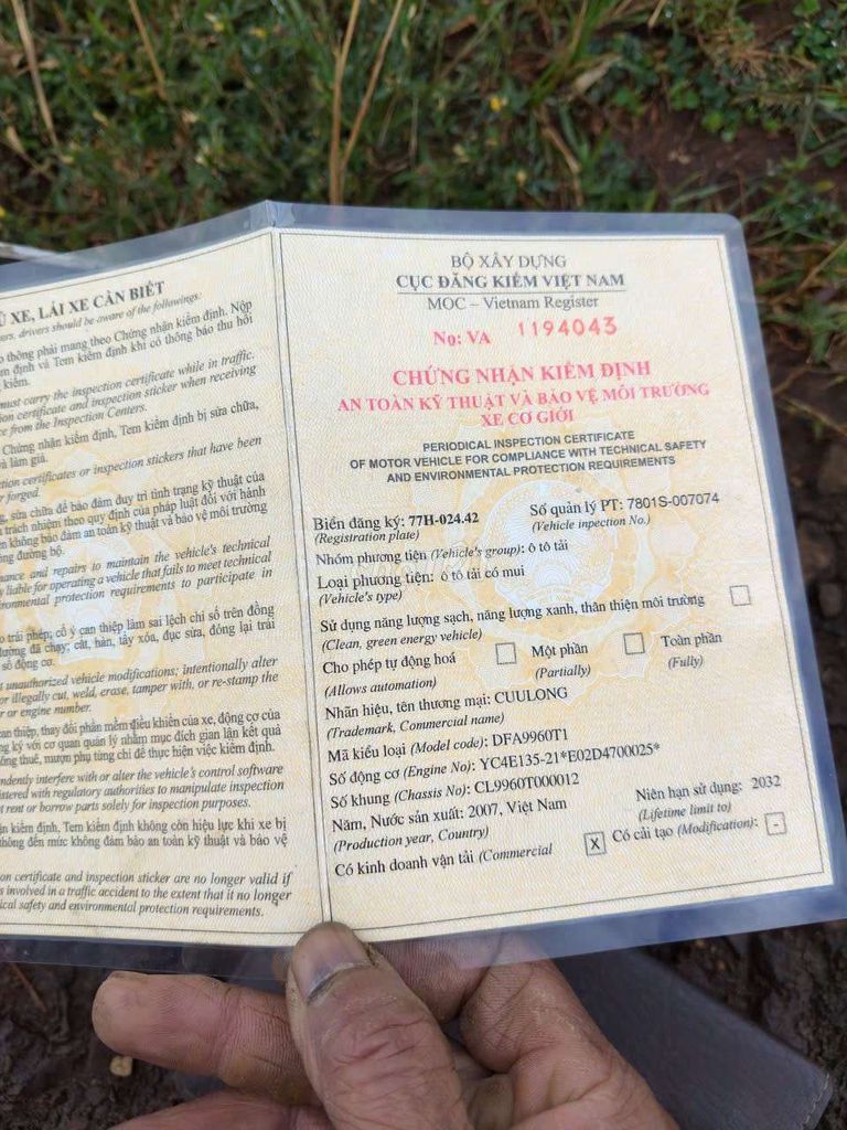 Cửu long 6t. Mua bán Xe tải, xe ben tại Huyện Mang Yang Gia Lai được đăng bởi kim thoa hình 5