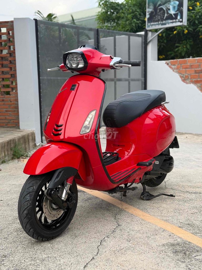 🌈 Vespa Sprint 2019–Đỏ Đen Sporty—Máy Zin/Chất. Mua bán Xe máy tại Thành phố Biên Hòa Đồng Nai được đăng bởi Phong hình 4