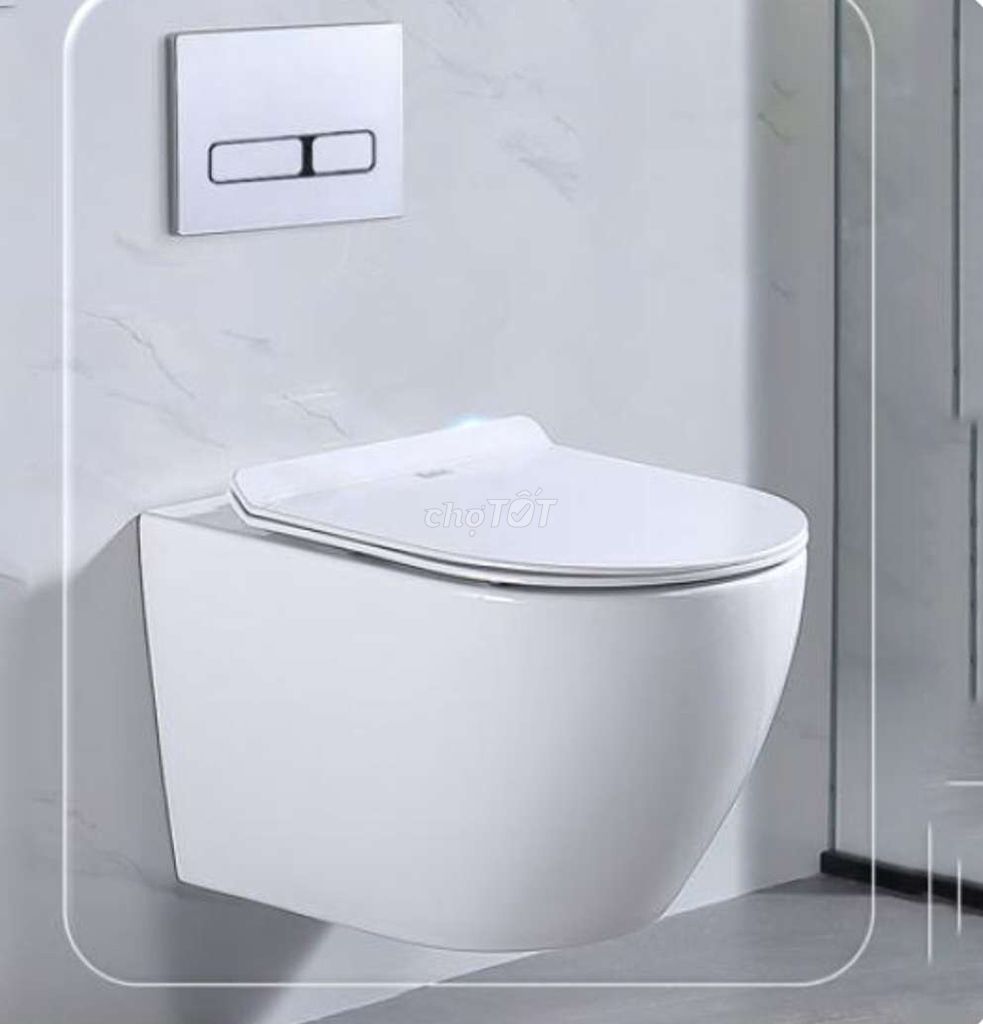 Bồn cầu treo tường Men nano. Mua bán Thiết bị vệ sinh, nhà tắm tại Quận Bình Tân Tp Hồ Chí Minh được đăng bởi NiNa SHOP hình 1