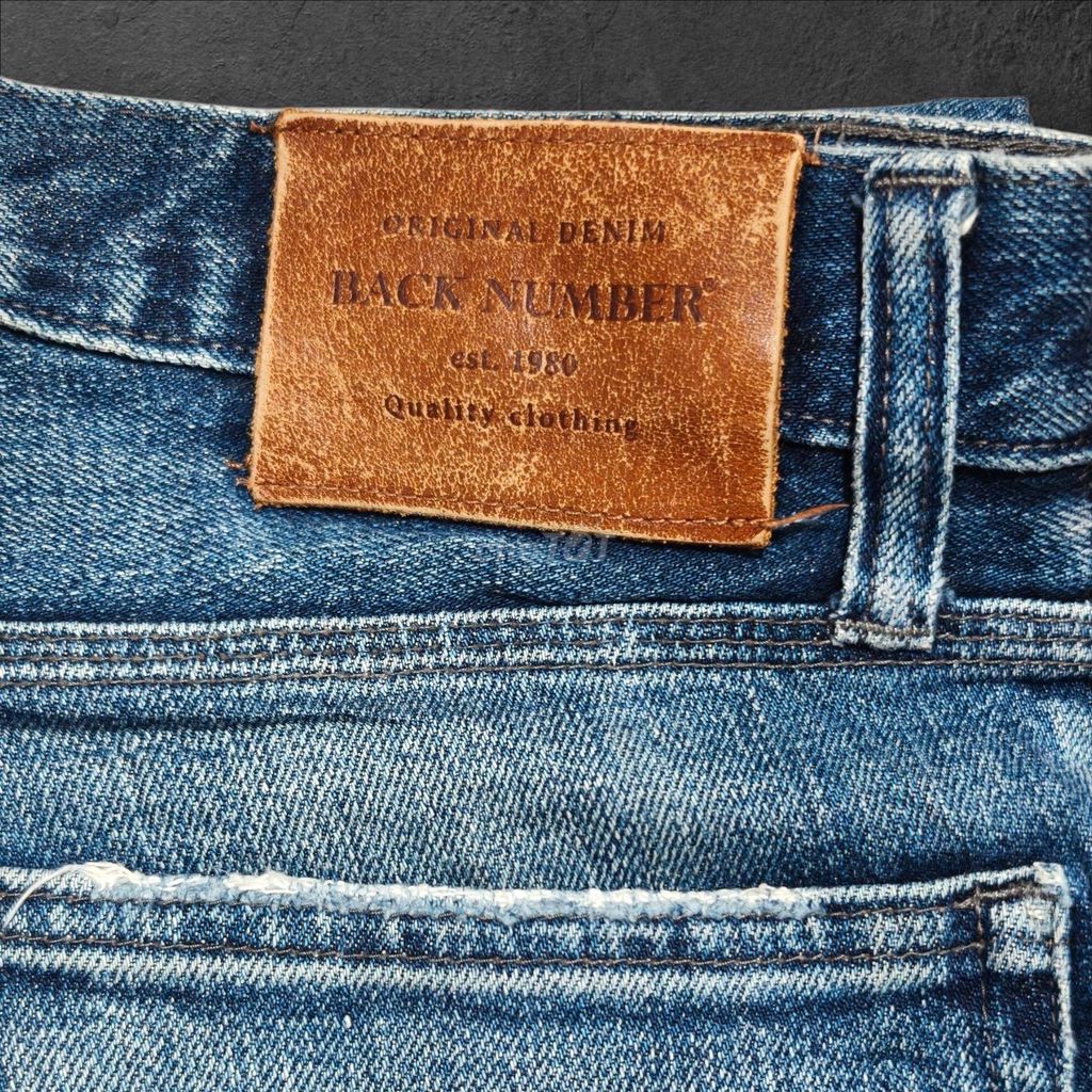Quần jean nam BACK NUMBER xanh size 29. Mua bán Quần áo tại Quận 8 Tp Hồ Chí Minh được đăng bởi KitKy hình 1