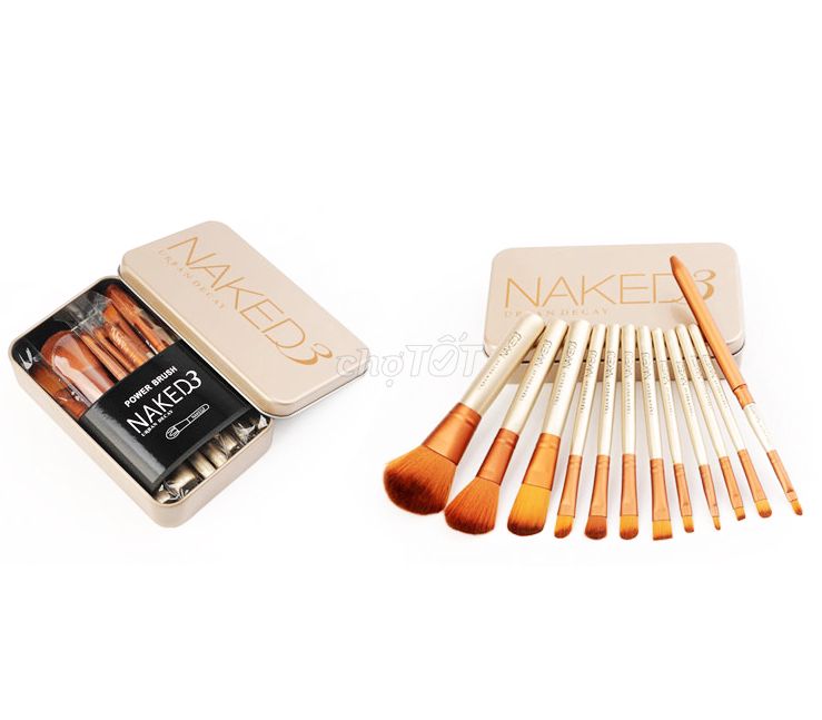 Bộ Cọ Trang Điểm 12 Cây Naked 3