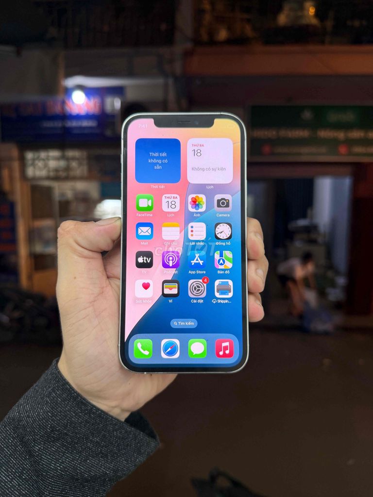 iPhone 12 Pro 128Gb Trắng Full Zin Quốc Tế. Mua bán Điện thoại tại Quận Gò Vấp Tp Hồ Chí Minh được đăng bởi Miễn Tiếp Cò Lái hình 1