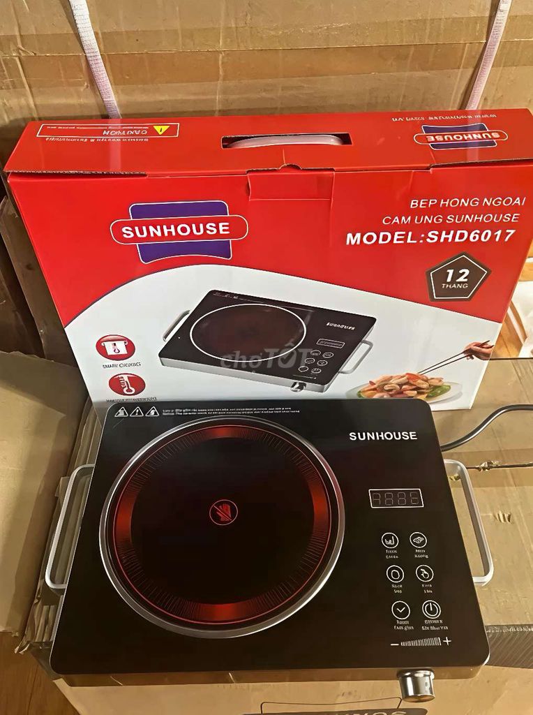Bếp hồng ngoại SUNHOUSE SHD6017 Đen. Mua bán Bếp, lò, đồ điện nhà bếp tại Thành phố Rạch Giá Kiên Giang được đăng bởi NHÃ ĐAN KG hình 1