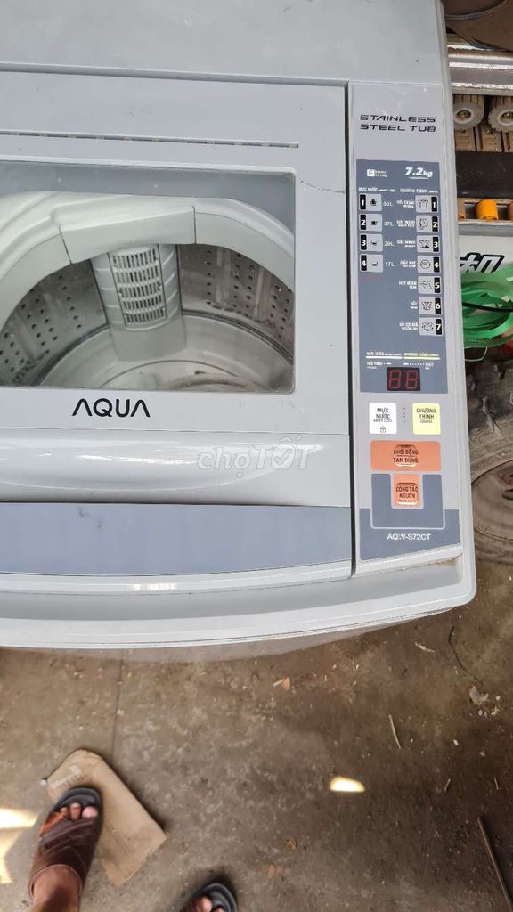 Máy giặt Aqua AQW-S72CT 7.2kg Xám. Mua bán Máy giặt tại Huyện Nhà Bè Tp Hồ Chí Minh được đăng bởi hieu hình 1