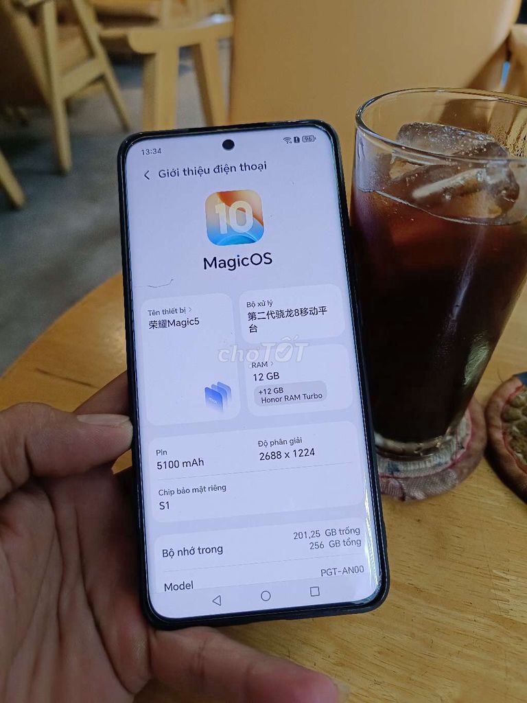 Honor Magic 5, 12/256GB 98%. Mua bán Điện thoại tại Quận Tân Phú Tp Hồ Chí Minh được đăng bởi Hiếu hình 1
