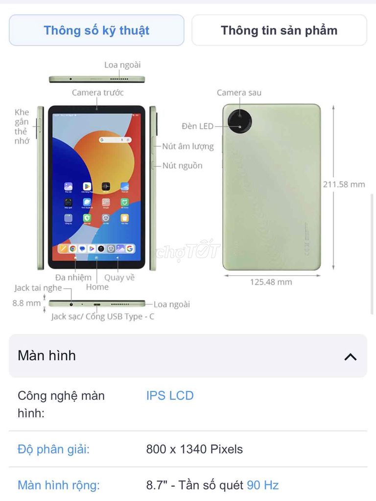Xiaomi Redmi Pad SE 4G Xanh 4GB/128GB. Mua bán Máy tính bảng tại Thị xã Duy Tiên Hà Nam được đăng bởi TOAN DINH hình 1