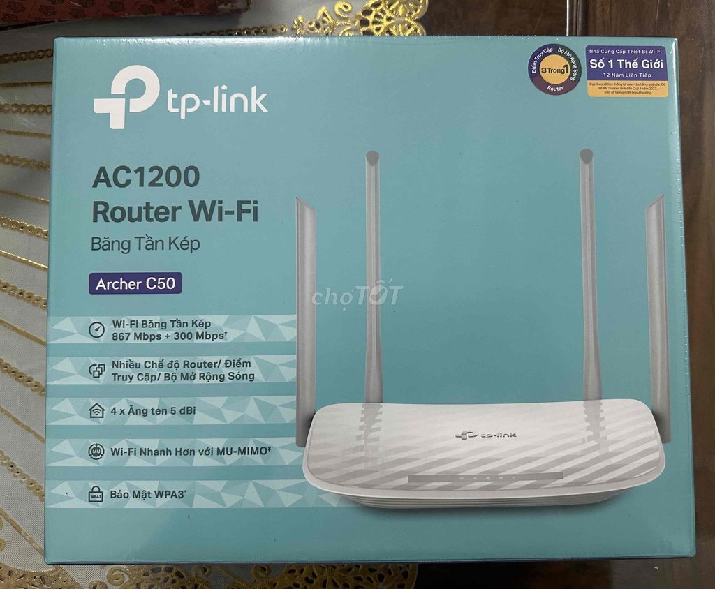 wifi tplink archer C50 nguyên seal