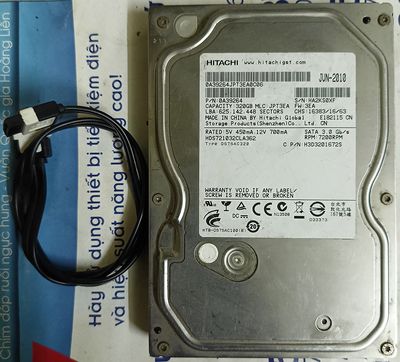 HDD cho PC Hitachi HDS721032CLA362 320GB SATA II. Mua bán Linh kiện (RAM, Card...) tại Quận Hai Bà Trưng Hà Nội được đăng bởi Cường