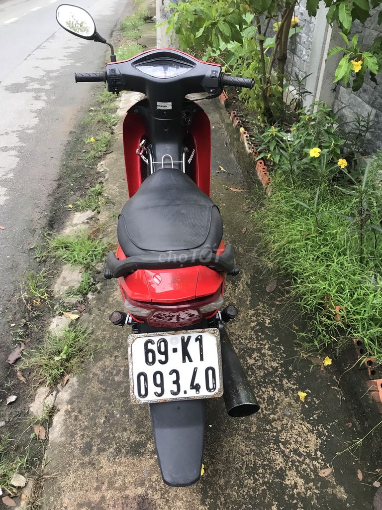 Xe wave màu đỏ. Mua bán Xe máy tại Huyện Bến Lức Long An được đăng bởi Nguyên  hình 4